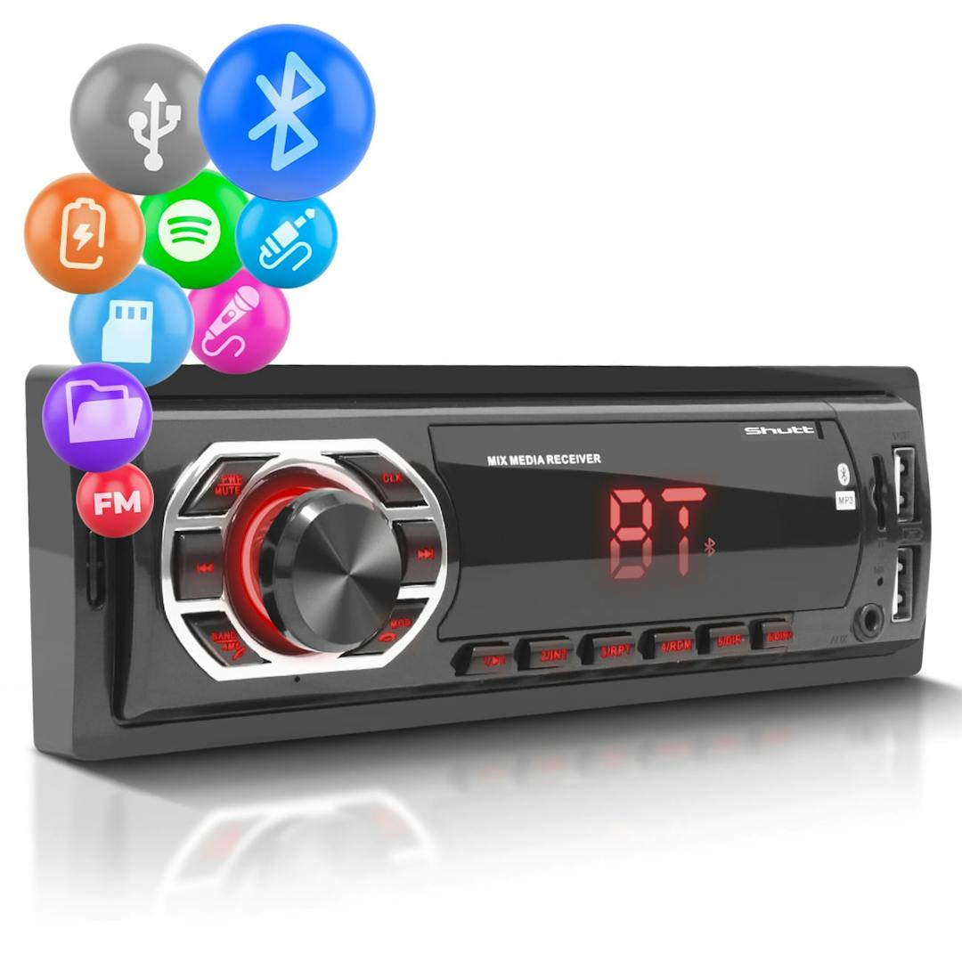 Player Mp3 Shutt Denver 2 USB Carrega Celular Bluetooth e Leitor SD Premium